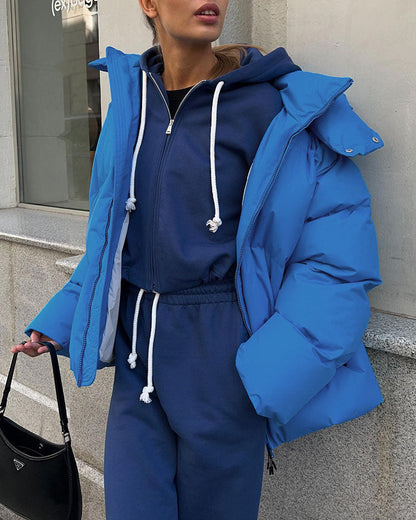 Sweat à capuche élégant pour femme Coupe ample