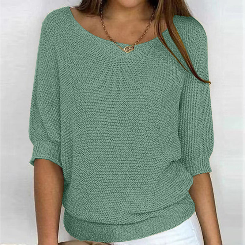 Pull uni élégant