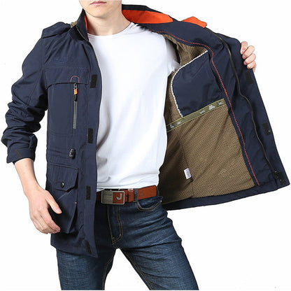 Veste d'extérieur pour homme Fonctionnelle Polyvalente