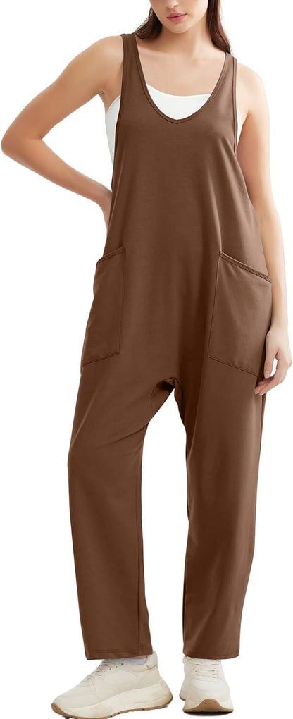 Combinaison femme confort avec grandes poches et tissu stretch