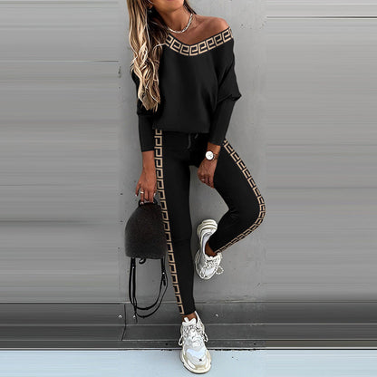 Tenue décontractée femme Haut scintillant Épaule dénudée