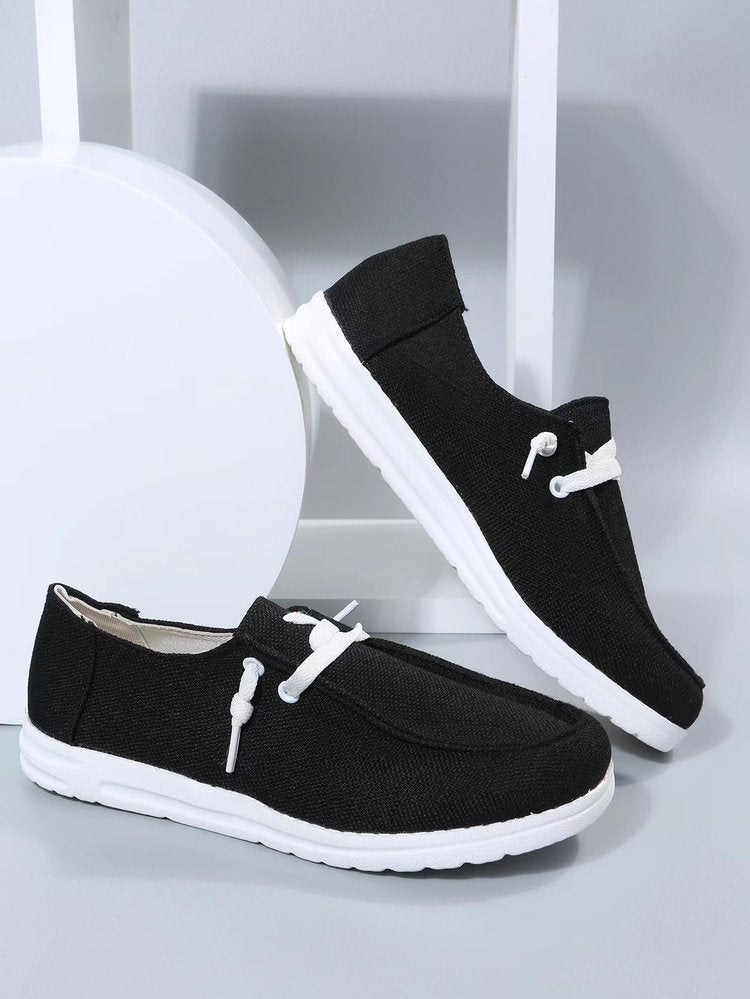 Chaussures Slip-On Femme Confortables Élastiques Antidérapantes
