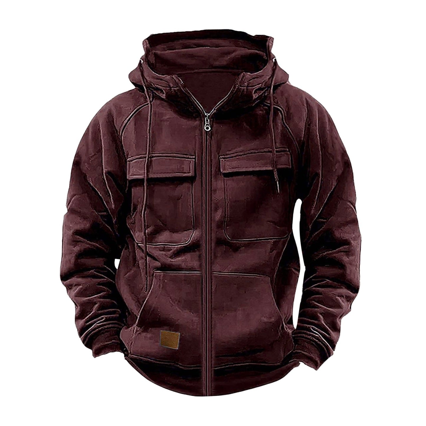 Veste à capuche fonctionnelle pour homme avec grandes poches