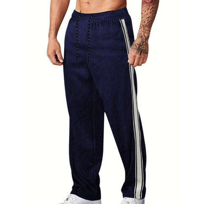 Pantalon de sport homme à rayures au design moderne