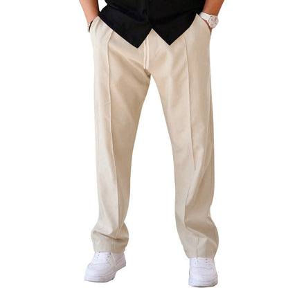 Pantalon décontracté homme Coupe droite élégante