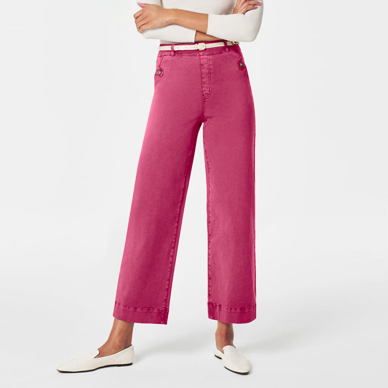 Pantalon Femme Ample Confortable Coupe Élégante