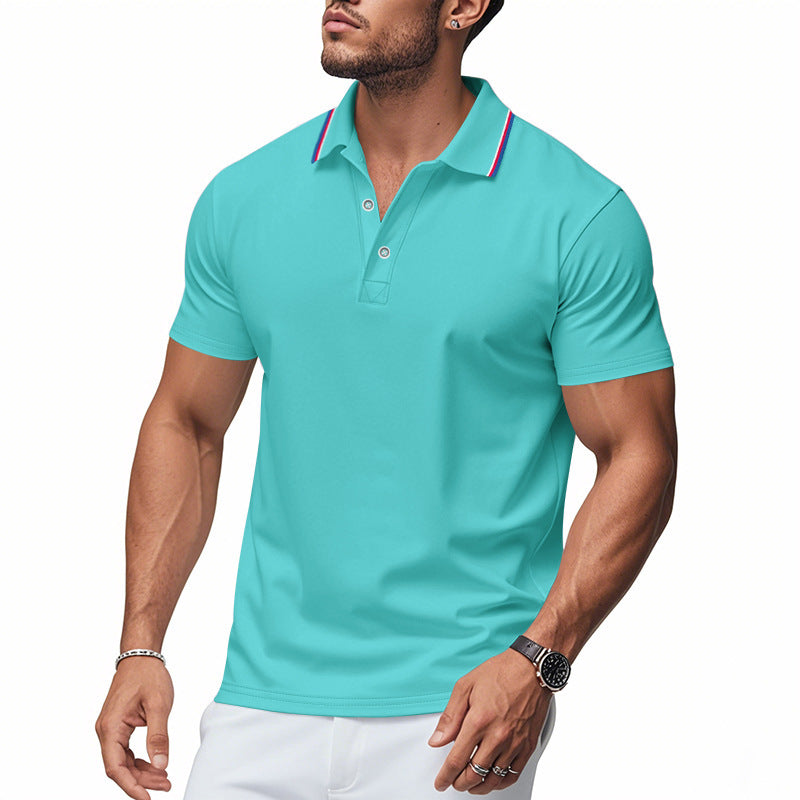 Polo pour homme Col moderne Régulation de l'humidité