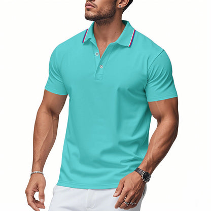 Polo pour homme Col moderne Régulation de l'humidité