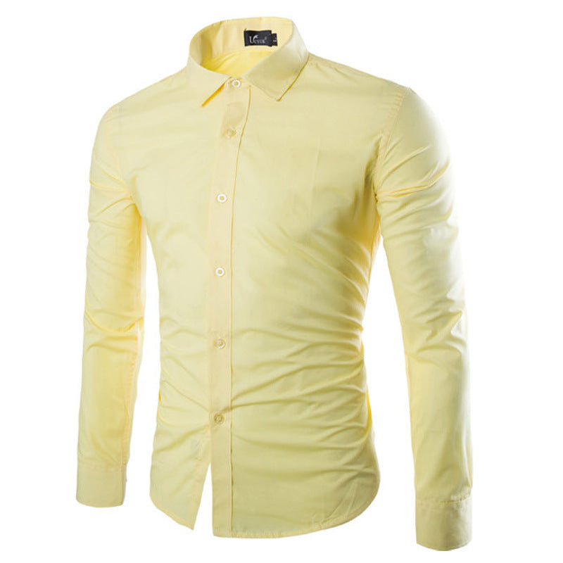 Chemise homme élégante manches longues moderne