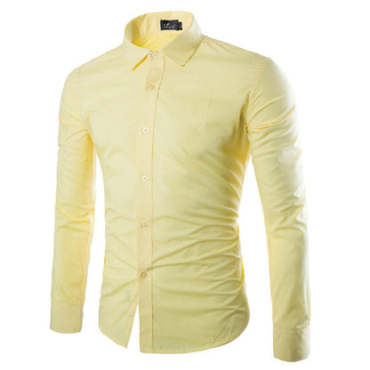 Chemise homme élégante manches longues moderne