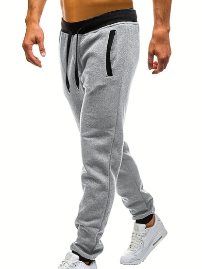 Pantalon de jogging homme sportif confortable avec poches latérales