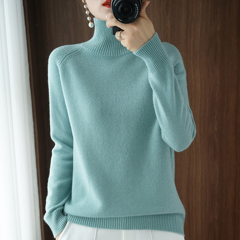 Pull col roulé femme tendance