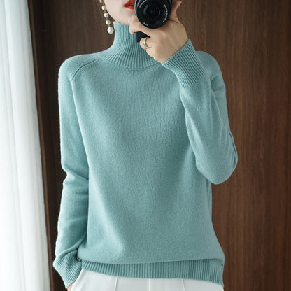 Pull col roulé femme tendance