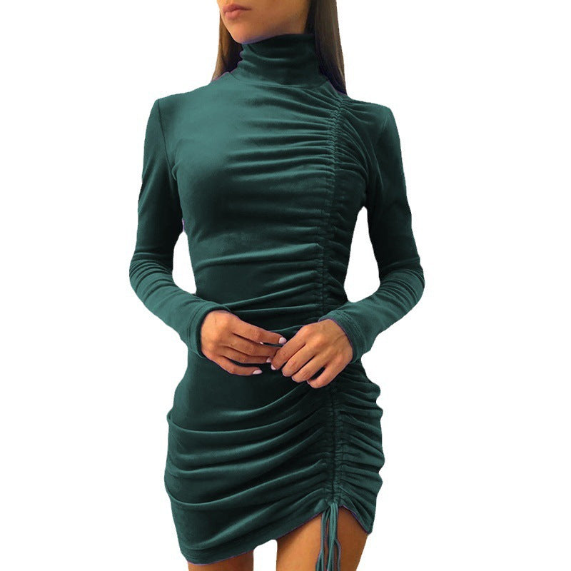 Robe élégante pour femme effet velours