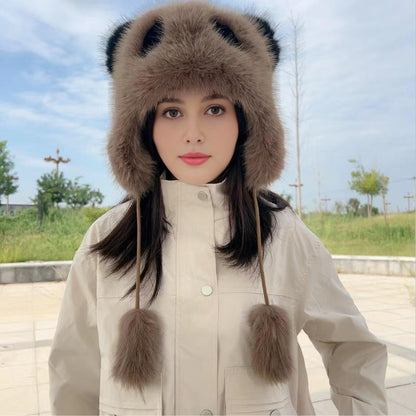 Bonnet femme Panda Doux Mignon Ornements oreilles