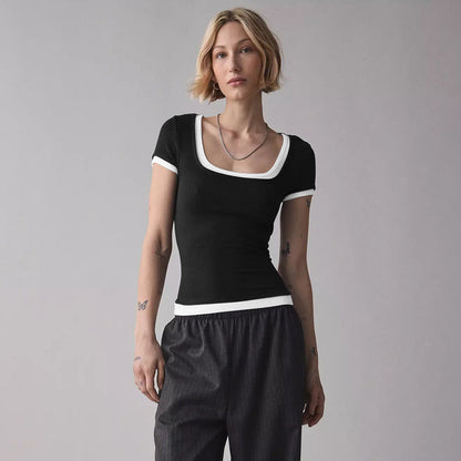 Soutien-gorge sans fil femme, coupe ajustée, col rond