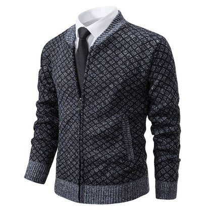 Gilet Homme Moderne Fermeture Éclair Structuré Élégant