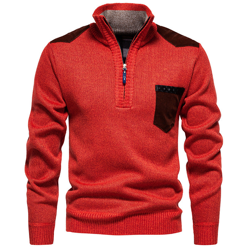 Pull pour homme col montant moderne pratique
