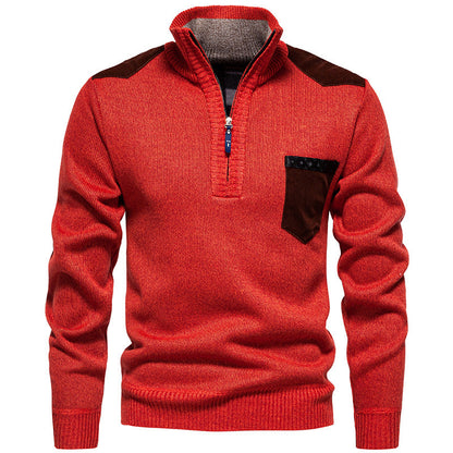 Pull pour homme col montant moderne pratique
