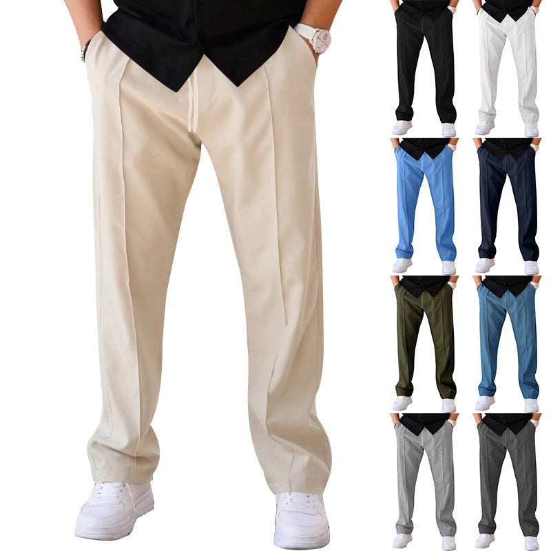 Herren Freizeithose Elegant Bequem Mit Taschen - IdealeKleiden