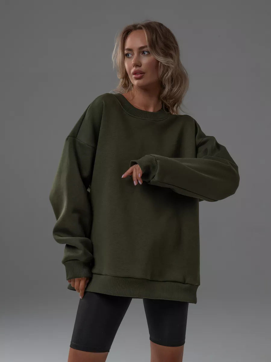 Sweat-shirt oversize femme doux et confortable