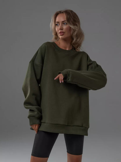 Sweat-shirt oversize femme doux et confortable