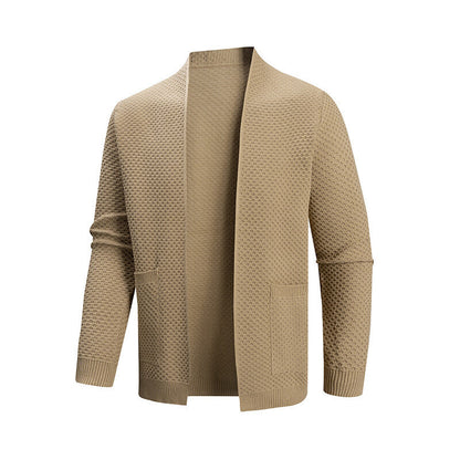 Cardigan homme moderne motif texturé pratique