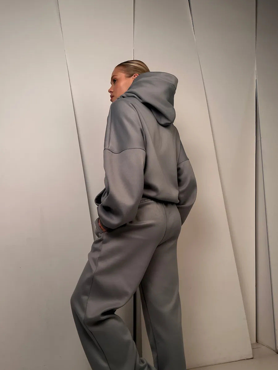 Survêtement confortable à capuche pour femme