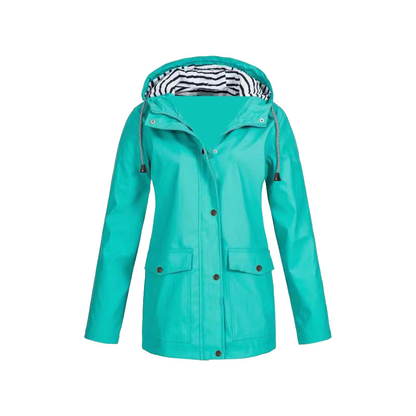 Veste femme imperméable Capuche Fermeture éclair