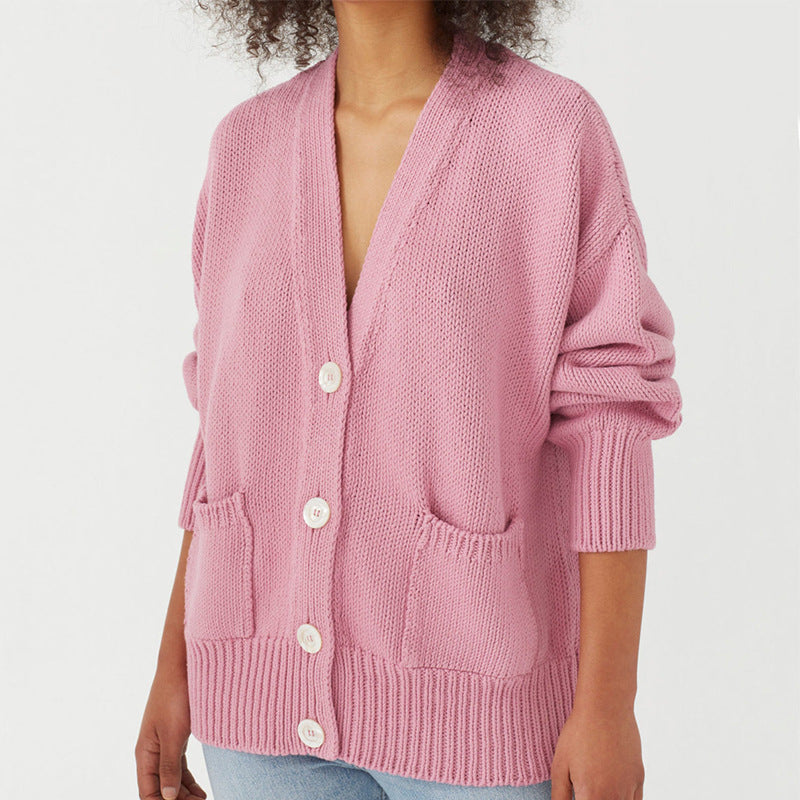 Gilet en grosse maille pour femme, grande taille, élégant