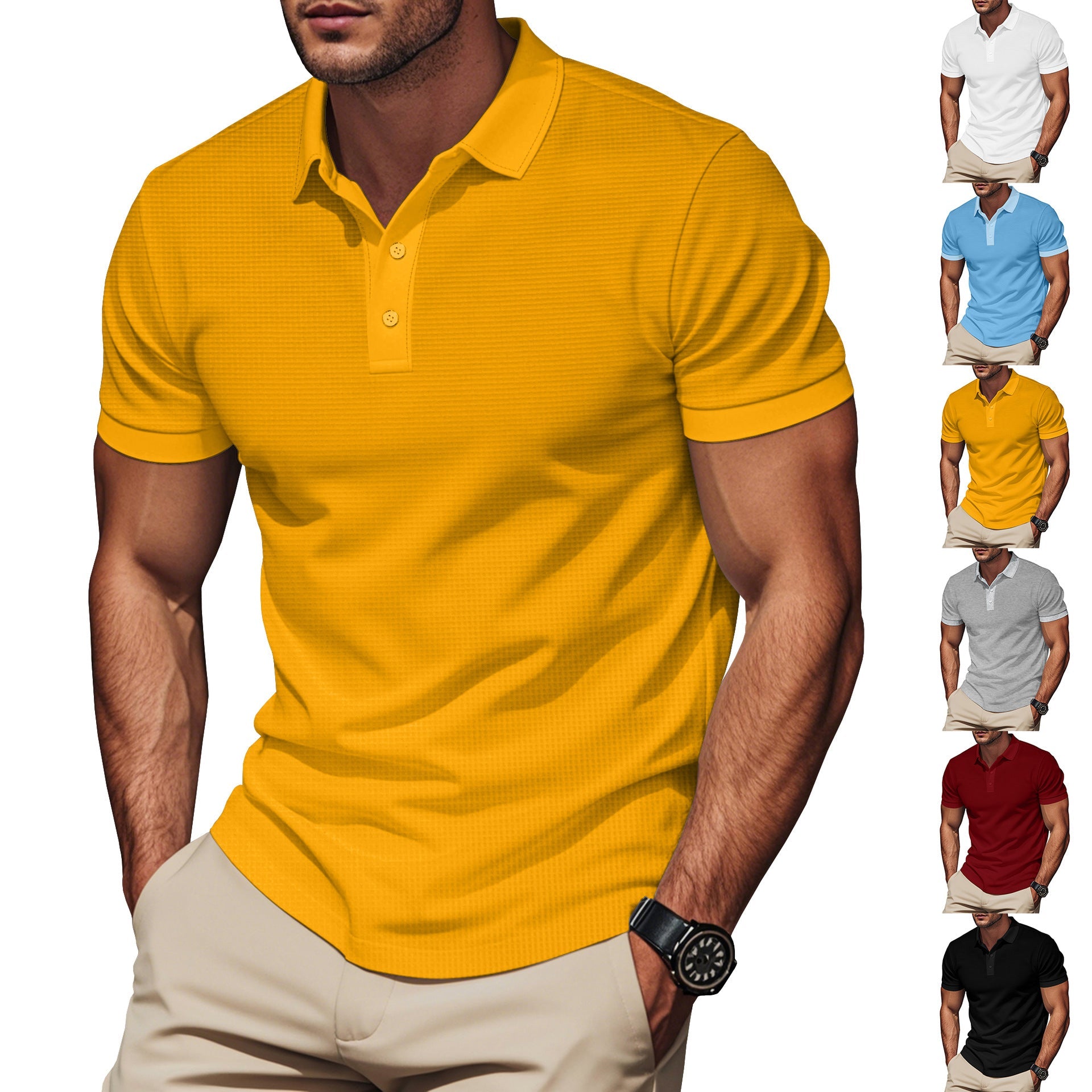 Herren Poloshirt Komfort Design Modern Styles - IdealeKleiden