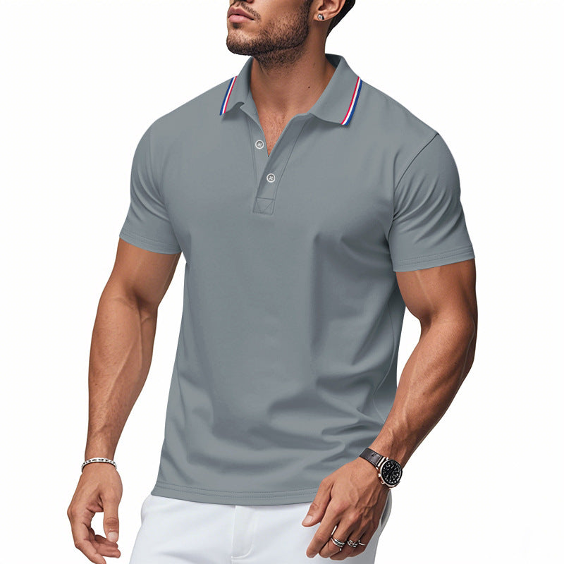 Polo pour homme Col moderne Régulation de l'humidité