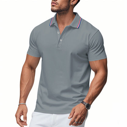 Polo pour homme Col moderne Régulation de l'humidité
