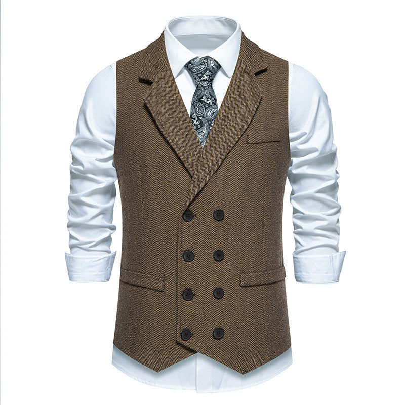 Gilet en tweed pour homme Design élégant