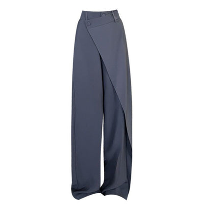 Pantalon femme élégant style palazzo large