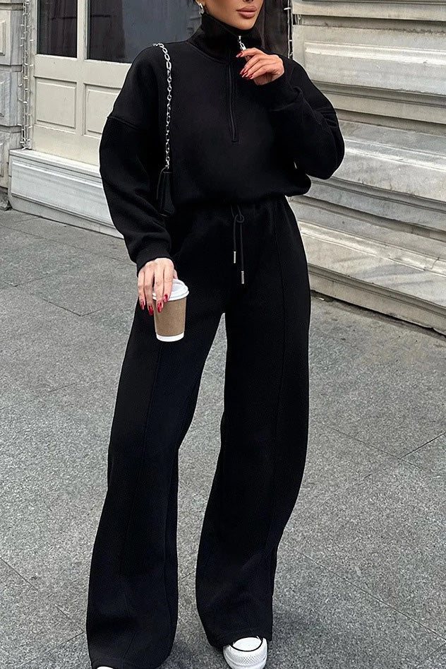 Ensemble deux pièces tendance : Sweat-shirt et pantalon de jogging