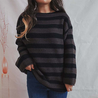 Cardigan rayé Doux coloris pastel