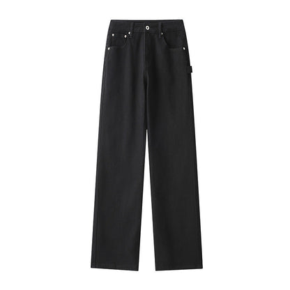Jeans confortables taille haute pour hommes Pratique