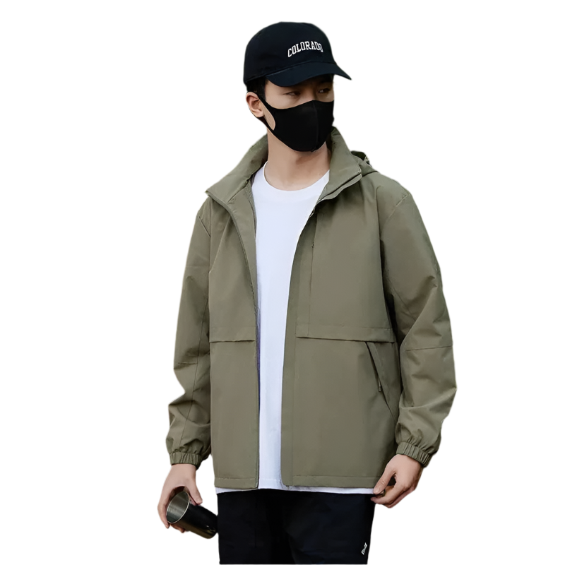 Veste d'extérieur imperméable légère pour homme