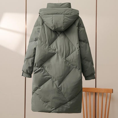 Praktische Steppjacke Mit Kapuze - IdealeKleiden