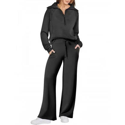 Ensemble de sport pour femme avec col montant et bretelles