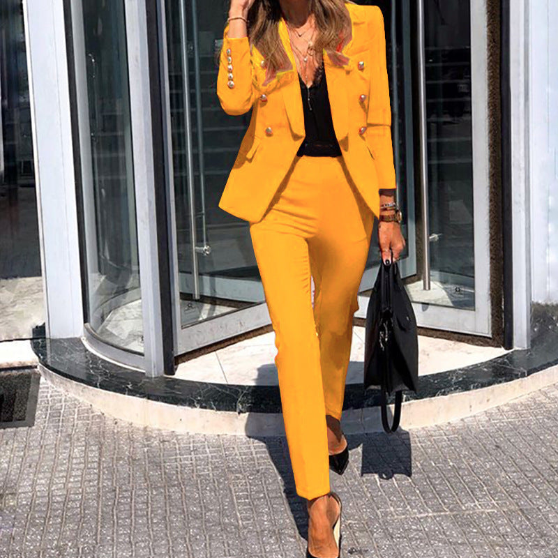 Ensemble blazer femme élégant et ajusté moderne