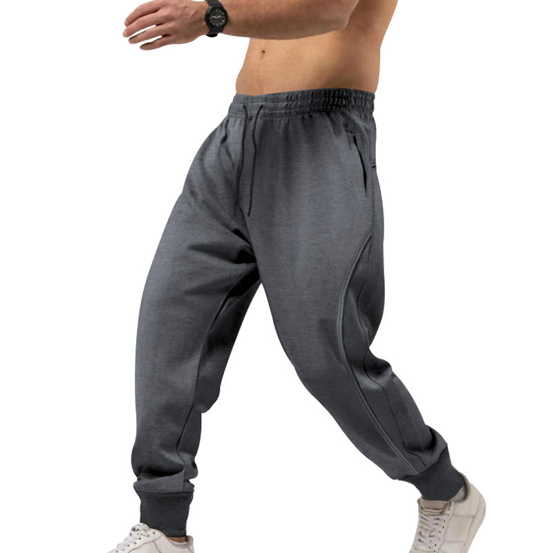 Pantalon de jogging pour homme, sportif, élastique, avec poches