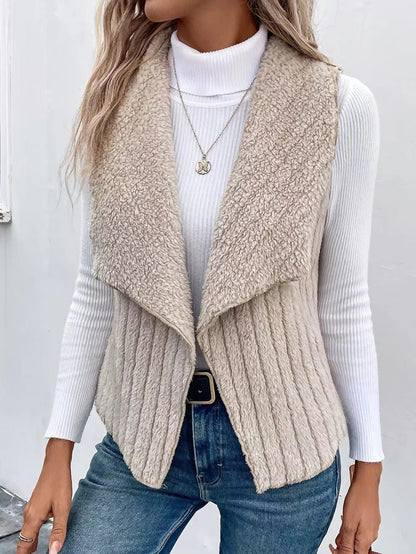 Gilet femme Effet fourrure doux Élégant