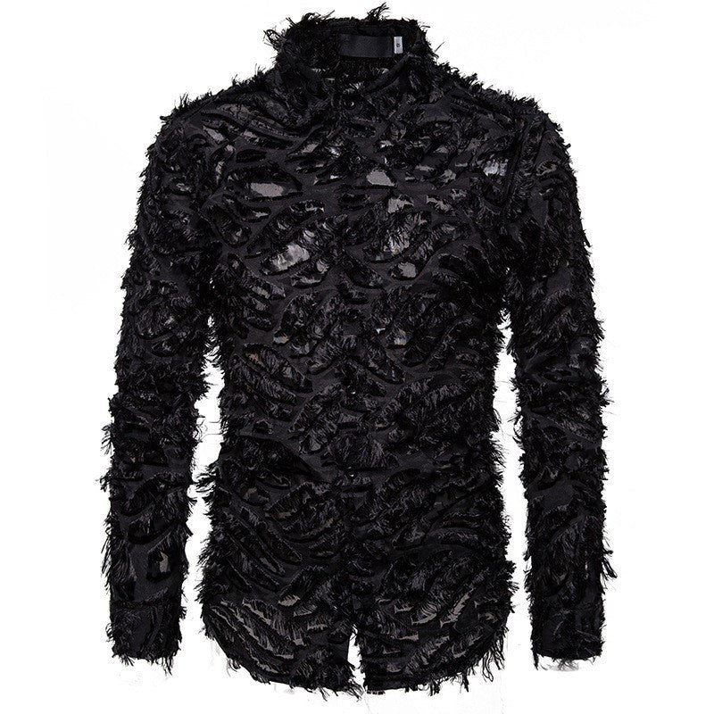 Chemise homme moderne structurée élégante