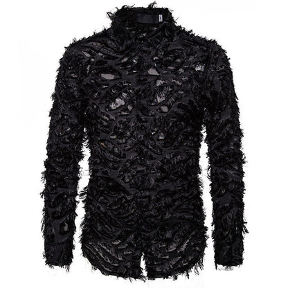 Chemise homme moderne structurée élégante
