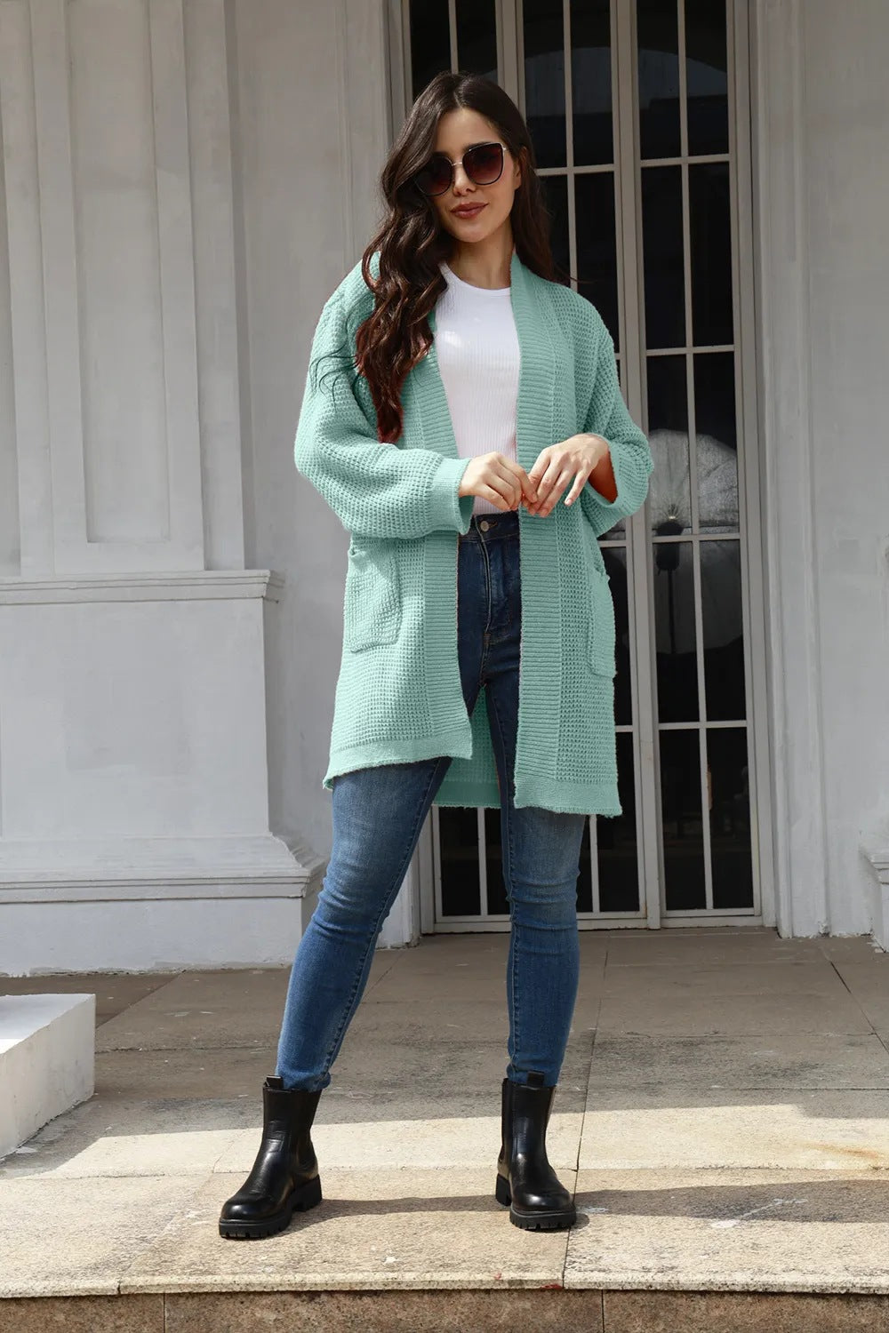 Cardigan Élégant Grande Taille pour Femme