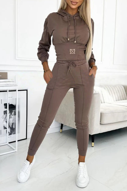 Combinaison de sport pour femme, à capuche, élastique, confortable