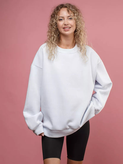 Sweat-shirt oversize femme doux et confortable