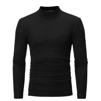 Pull col roulé homme coupe ajustée élégant